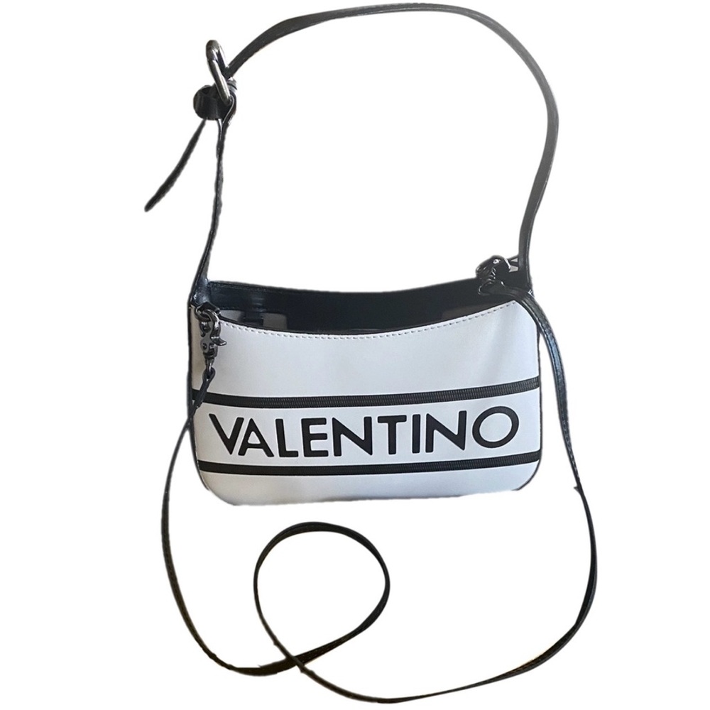 Valentino By Mario Valentino Black and White Crossbody Bag